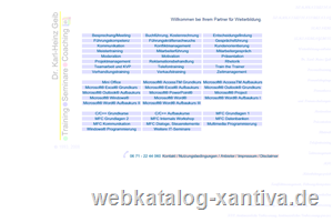 Dr. Karl-Heinz Geib Training, Seminare, Coaching