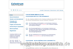 Colostrum - Institut fr Gesundheit