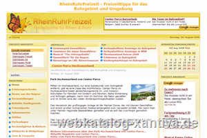 RheinRuhrFreizeit - Freizeitportal fr die Region RheinRuhr und Umgebung