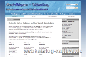 Webspace und Domain fr Ihre Webseite