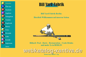 Bill Yard Fabrik - Billard und Dart in Berlin