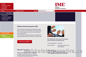 Management-Entwicklung durch IME-Seminare