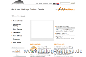 Seminare, Consulting, Vortrge, Incentives/Events - Sales Motion