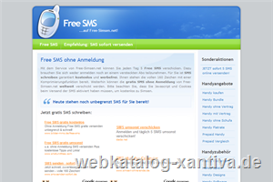 Free SMS ohne Anmeldung auf Free-Simsen.net