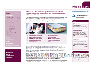PflegeZert | Managementsysteme und DIN EN ISO 9001:2000