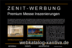 Zenit Werbung GmbH, Konventioneller Messebau seit 50 Jahren
