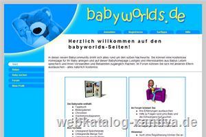 Babyworlds - kostenlose Homepage fr Ihr Baby