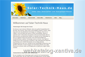 Solar-Technik-Haus - Infos ber Solarzellen und Energiesparhuser