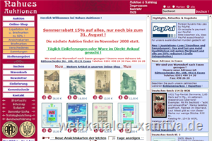 Auktionshaus Nahues -  Briefmarken, Ansichtskarten und Mnzen