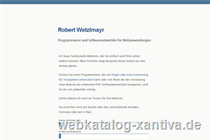 Robert Wetzlmayr - PHP-Programmierer