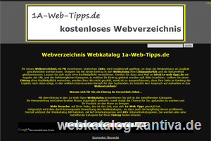 1a Web Tipps Webkatalog