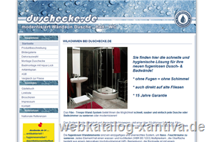 Fugenlose, hygienische Wandverkleidung fr Bad & Dusche