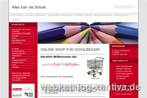 Online-Shop fr Schulbedarf