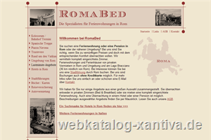 Romabed - Die Spezialisten fr Ferienwohnungen in Rom