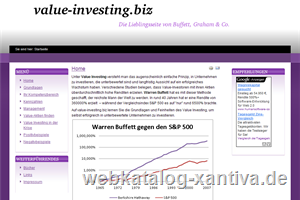 value-investing.biz - die Website ber wertorientierte Aktienanlage