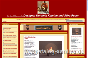 Designer Keramik Kamine und Alfra Feuer
