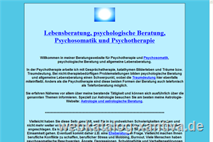 Psychologische Lebensberatung - Psychosomatik