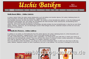 Ausdrucksvolle Batik Kunst Bilder - Online Galerie