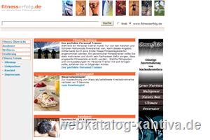 Fitness Portal und Forum