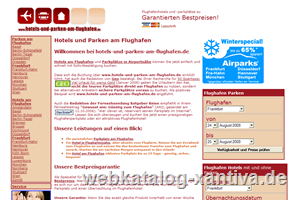 Flughafen Parken und Flughafen Hotels