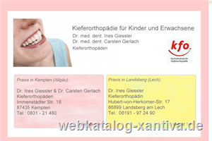 Praxis für Kieferorthopädie in Kempten (Allgäu)
