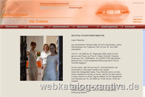 Zahnarztpraxis Uta Doliwa mit Kinesiologie und Kiefergelenk-Sprechstunde