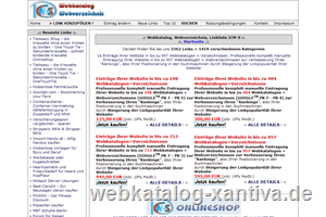 Webkatalog, Webverzeichnis, Linkliste & Linkverzeichnis ICM-S: kostenlos