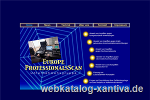 Lauschabwehr - Europe Professionals Scan