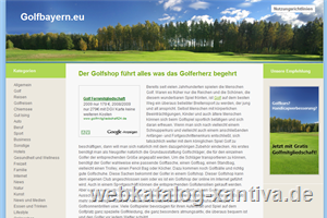 Artikelverzeichnis Golf Bayern