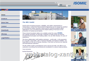 Mineralisolierte Thermoleitungen und Messleitungen - Isomil