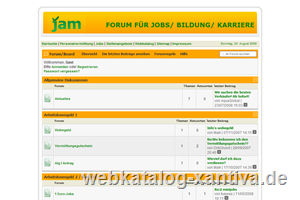 Job-Forum/ Board für Arbeit und Berufe