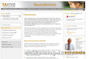 Gesundheitsportal Yavivo informiert über Neurodermitis