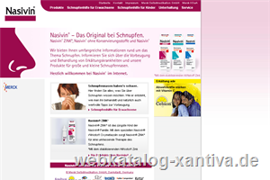 Nasivin® – Das Original bei Schnupfen.