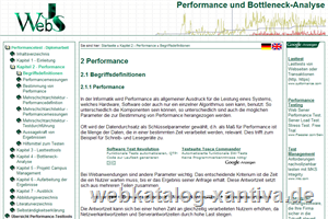 Performancetest und Bottleneck-Analyse