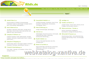 alldir. de - Webverzeichnis ohne Backlink-Pflicht