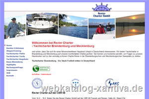 Revier Charter - Yachtcharter Brandenburg