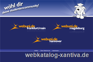 Webuni: Die Online-Community fr Studenten