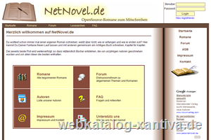 NetNovel - OpenSource-Romane zum Mitschreiben