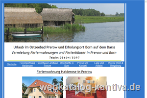 Vermietung von Ferienwohnungen und Ferienhusern in Prerow und Born/Darss