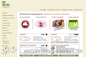 Aufkleber drucken  - Typographus.de die Aufkleber Druckerei Werbeplanen