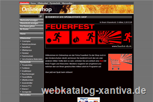 Feuerfest-SFX Onlineshop