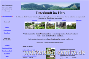 Unterkunftsvermittlung im Harz