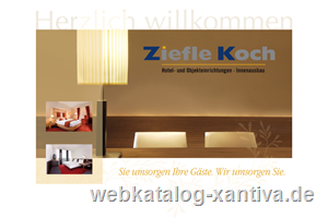 ausgestattete Hotelzimmer und Hotelmbel mit ZiefleKoch