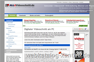 Beschreibungen und Links zu Videobearbeitungs-Tools