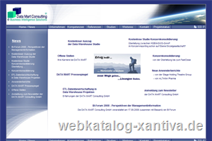DATA MART Consulting GmbH, eBusiness Intelligence Solutions DATA MART Consulting GmbH, eBusiness Intelligence Solutions