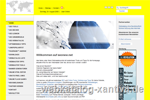 Portal fr den Webmaster mit gratis SEO Tools