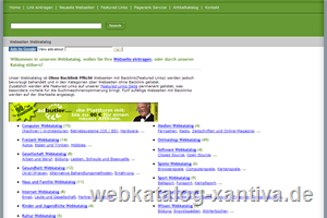 Webseiten Webkatalog