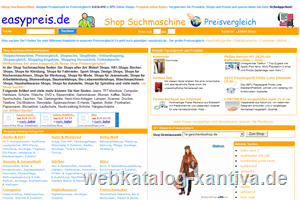 Preissuchmaschine, Shopvergleich und Shopping