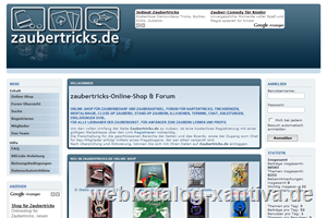 Zaubertricks - Shop, Forum, Chat uvm.