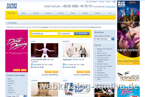 Ticket Online  Theater, Konzerte und Shows